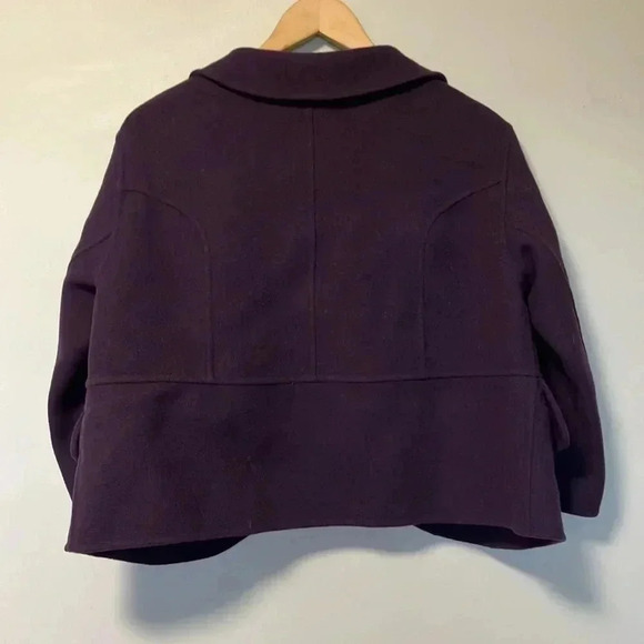 Marc Jacobs eggplant  purple made in Italy virgin wool blend jacket - Picture 11 of 11